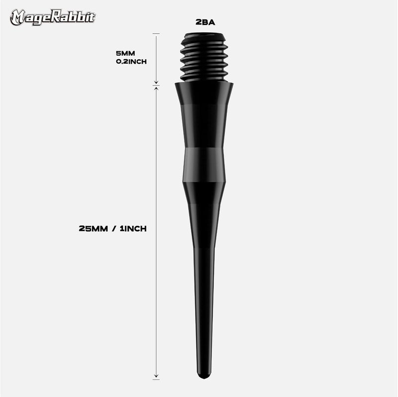 MageRabbit CL08 Series Darts Soft Tip, 1000pcs/bag, 2BA Thread Plastic Tip for Darts, Soft Dart Tips Set, Dart Accessories,Soft Tip Sets - Image 2